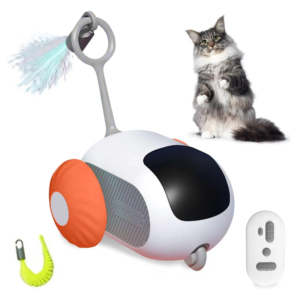 PawSolve Smart Chase interactive pet toy car