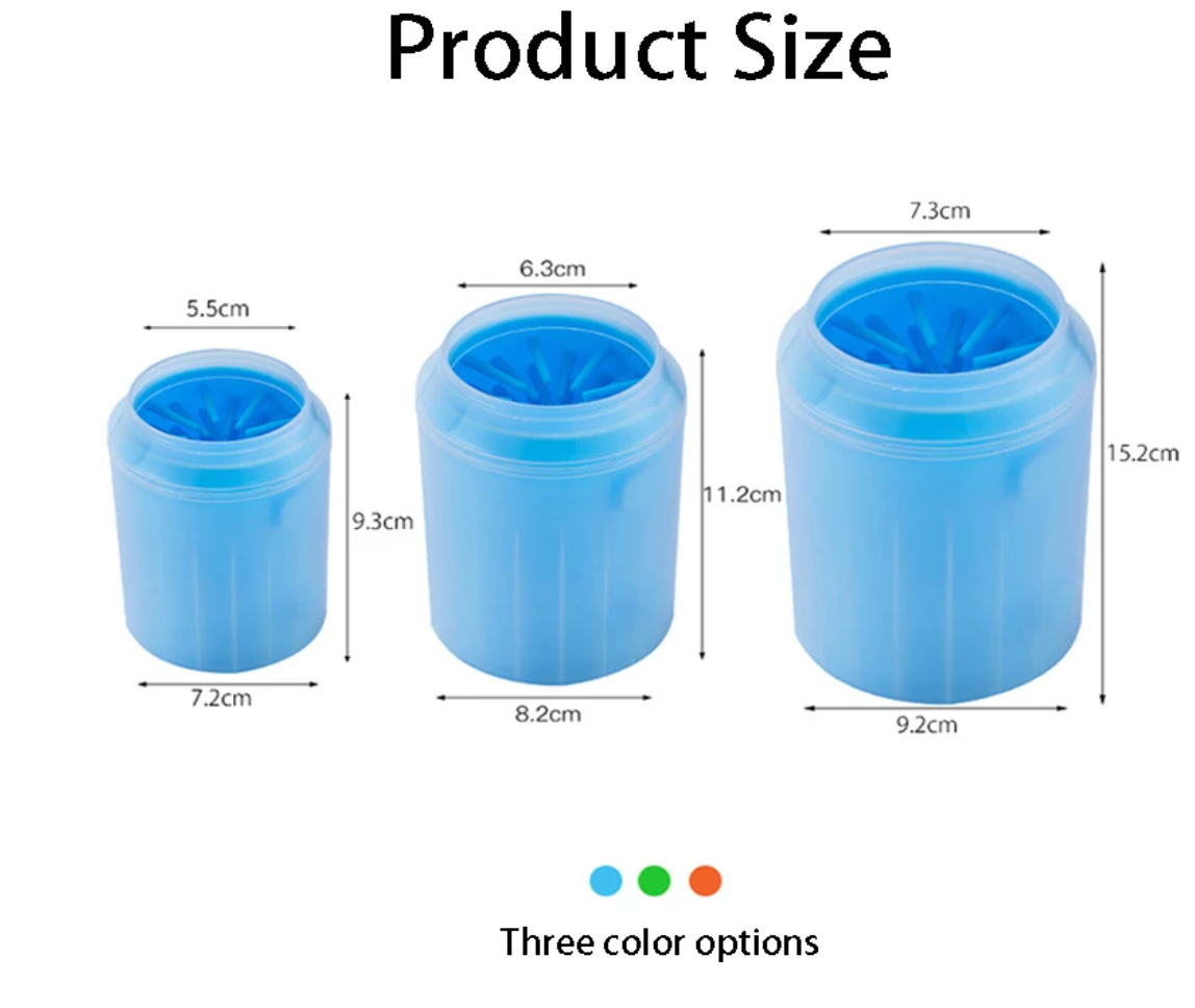 PawSolve Mud-Off Dog Paw Cleaner Cup