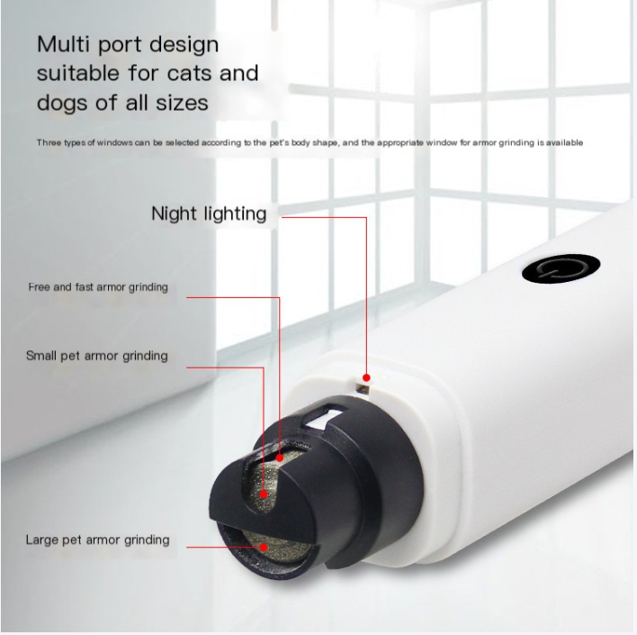 PawSolve Quiet Rechargeable Pet Nail Grinder