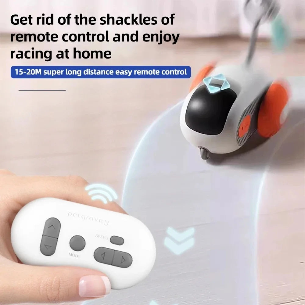 PawSolve Smart Chase™ Interactive Cat Toy Car