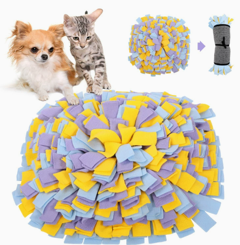 PawSolve Sunflower Slow-Feed Snuffle Mat
