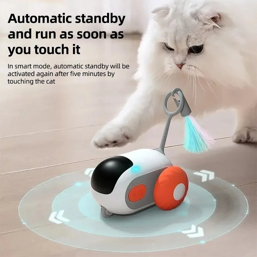 PawSolve Smart Chase™ Interactive Cat Toy Car